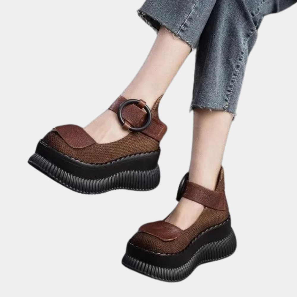Denyse - Zomerse casual schoenen met riem voor dames