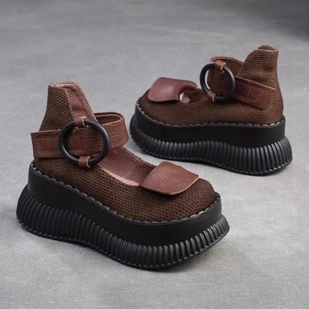 Denyse - Zomerse casual schoenen met riem voor dames