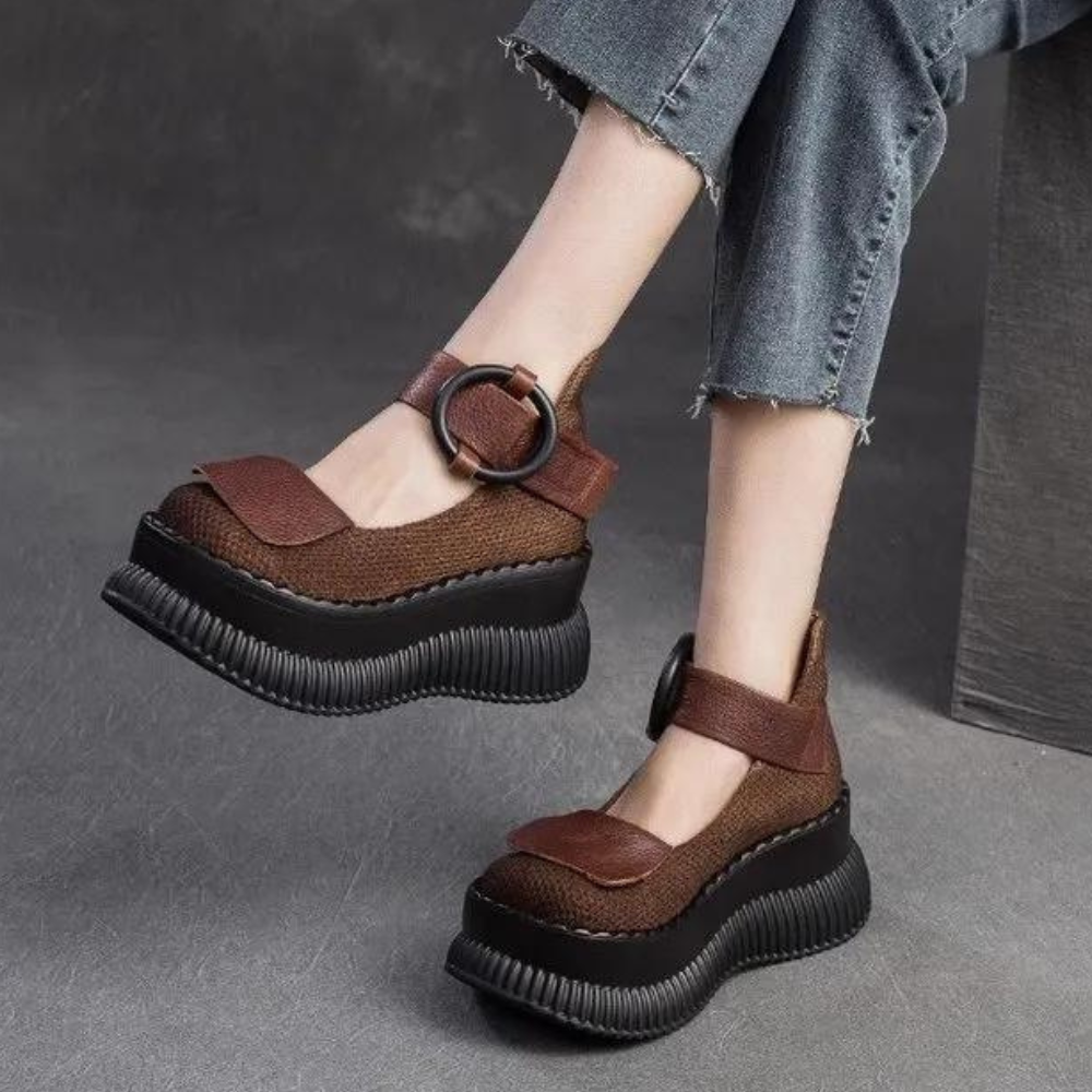Denyse - Zomerse casual schoenen met riem voor dames