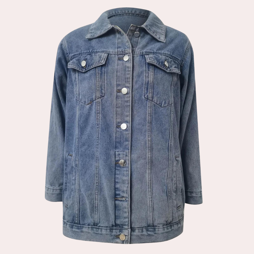 Elizabeth - Dames Stijlvol Denim Zomerjack
