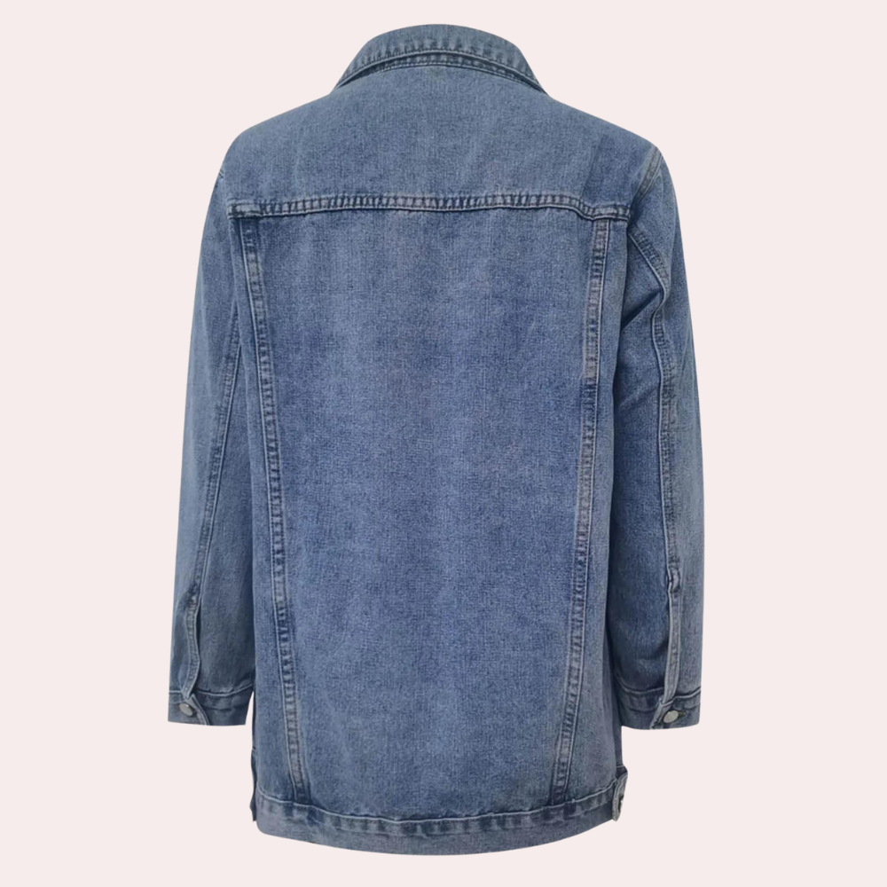 Elizabeth - Dames Stijlvol Denim Zomerjack