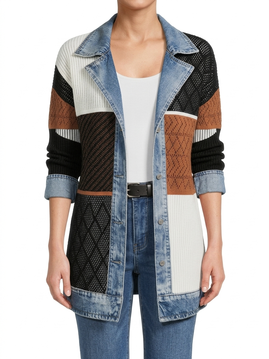 Liv | Rib & Denim Jasje