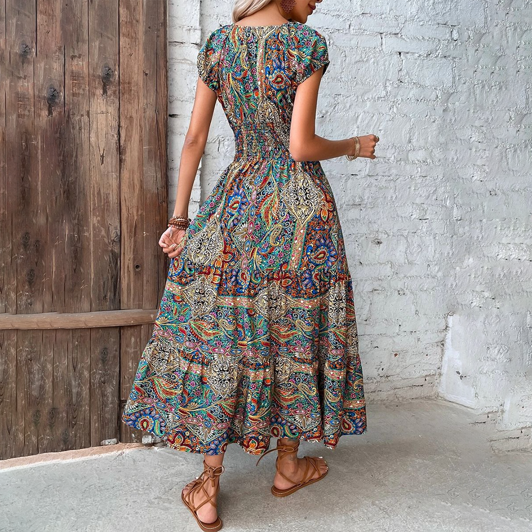ELVIRA - Modieuze boho zomerjurk