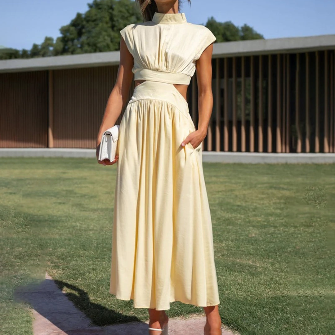 CAMILA - Elegante mouwloze zomerjurk