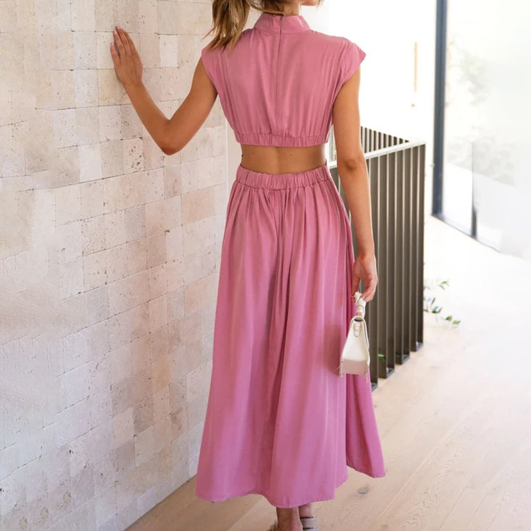 CAMILA - Elegante mouwloze zomerjurk