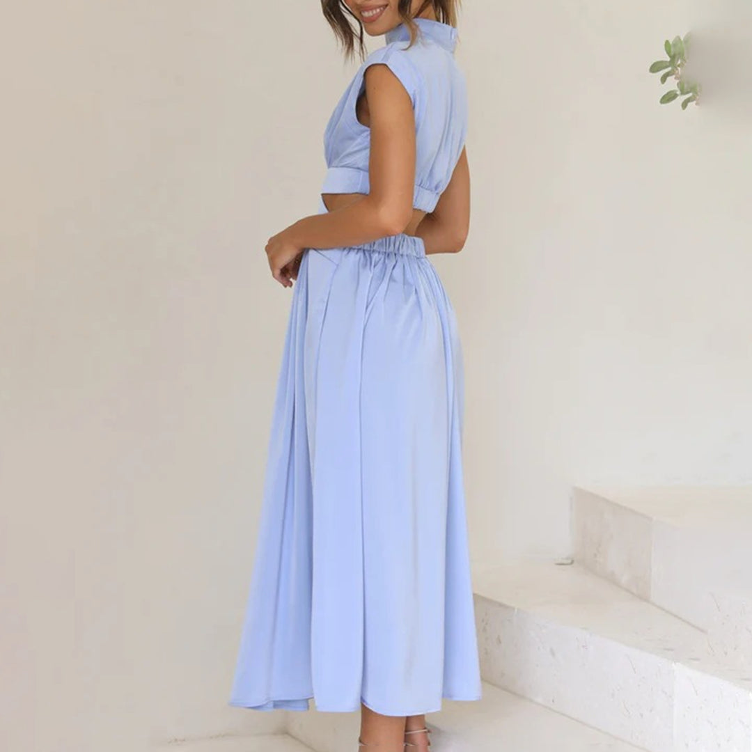 CAMILA - Elegante mouwloze zomerjurk
