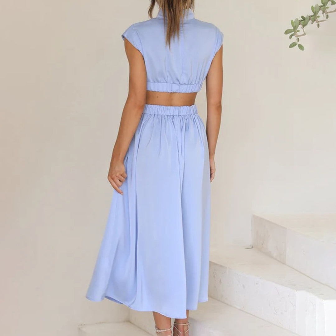 CAMILA - Elegante mouwloze zomerjurk