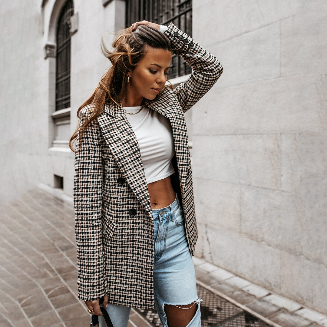 ZENDAYA - Stijlvolle klassieke zomerblazer