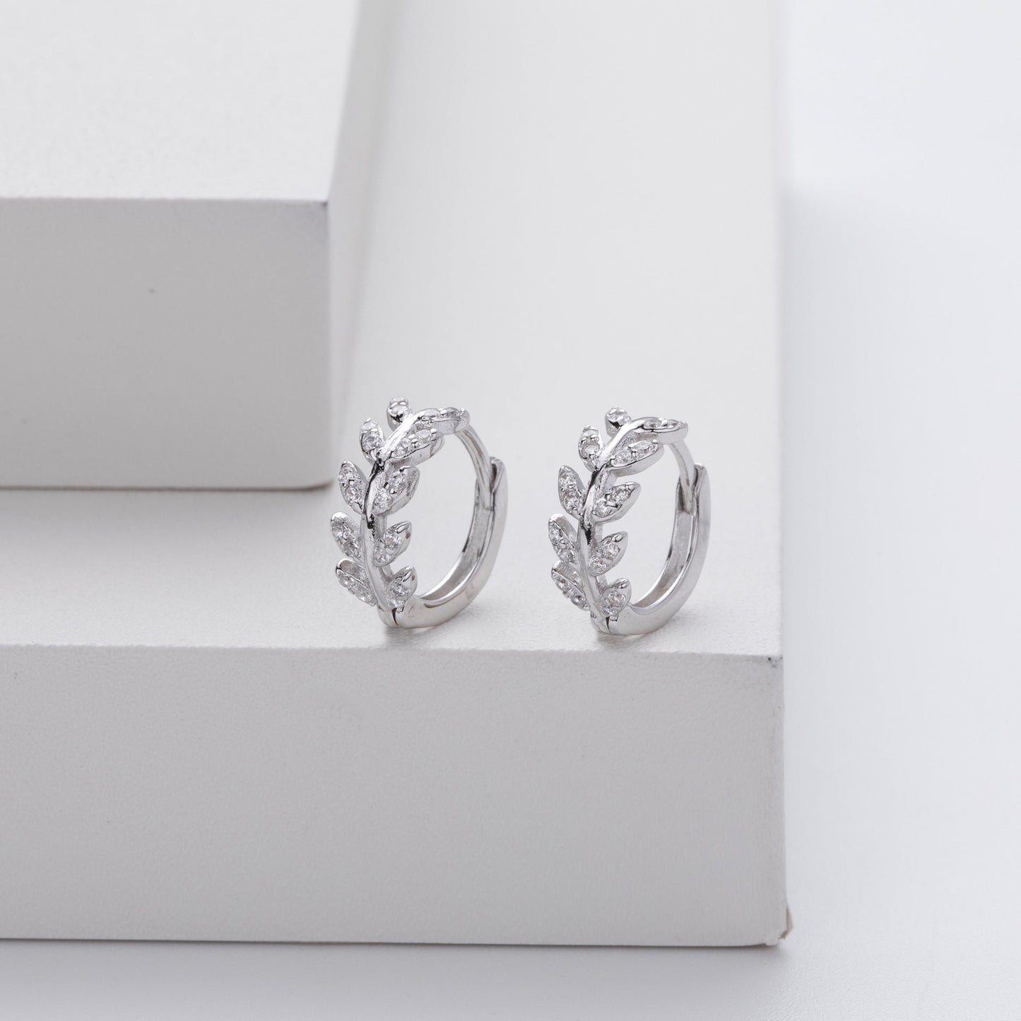 Elegante 5A Zirkonia Zilveren Oorbellen