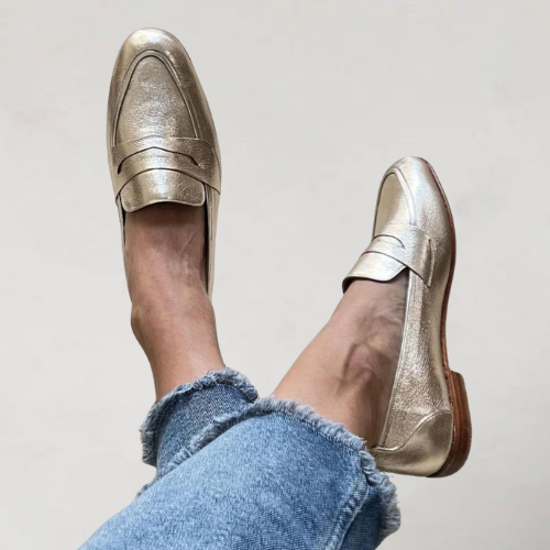DANIELLE | PATCHWORK LOAFER MET RONDE NEUS