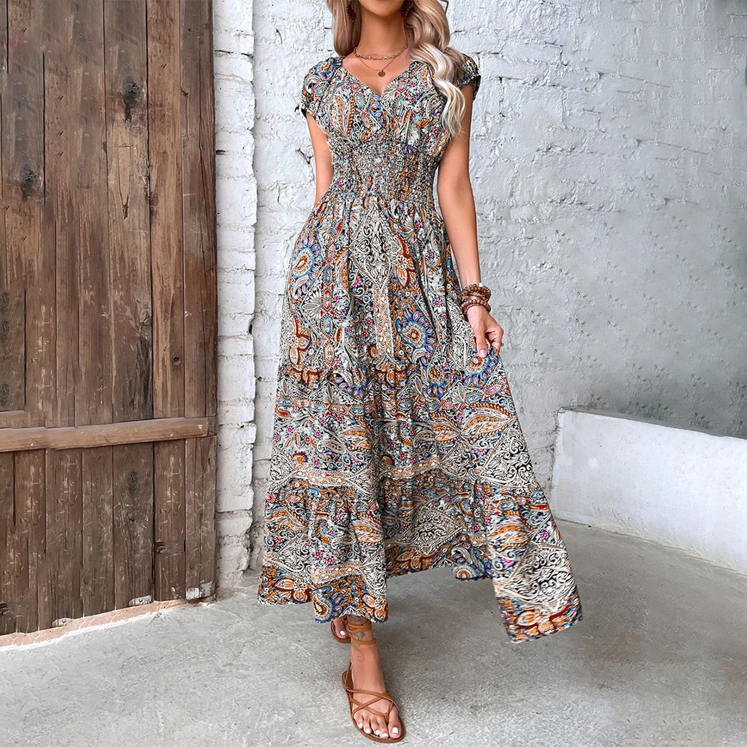 ELVIRA - Modieuze boho zomerjurk