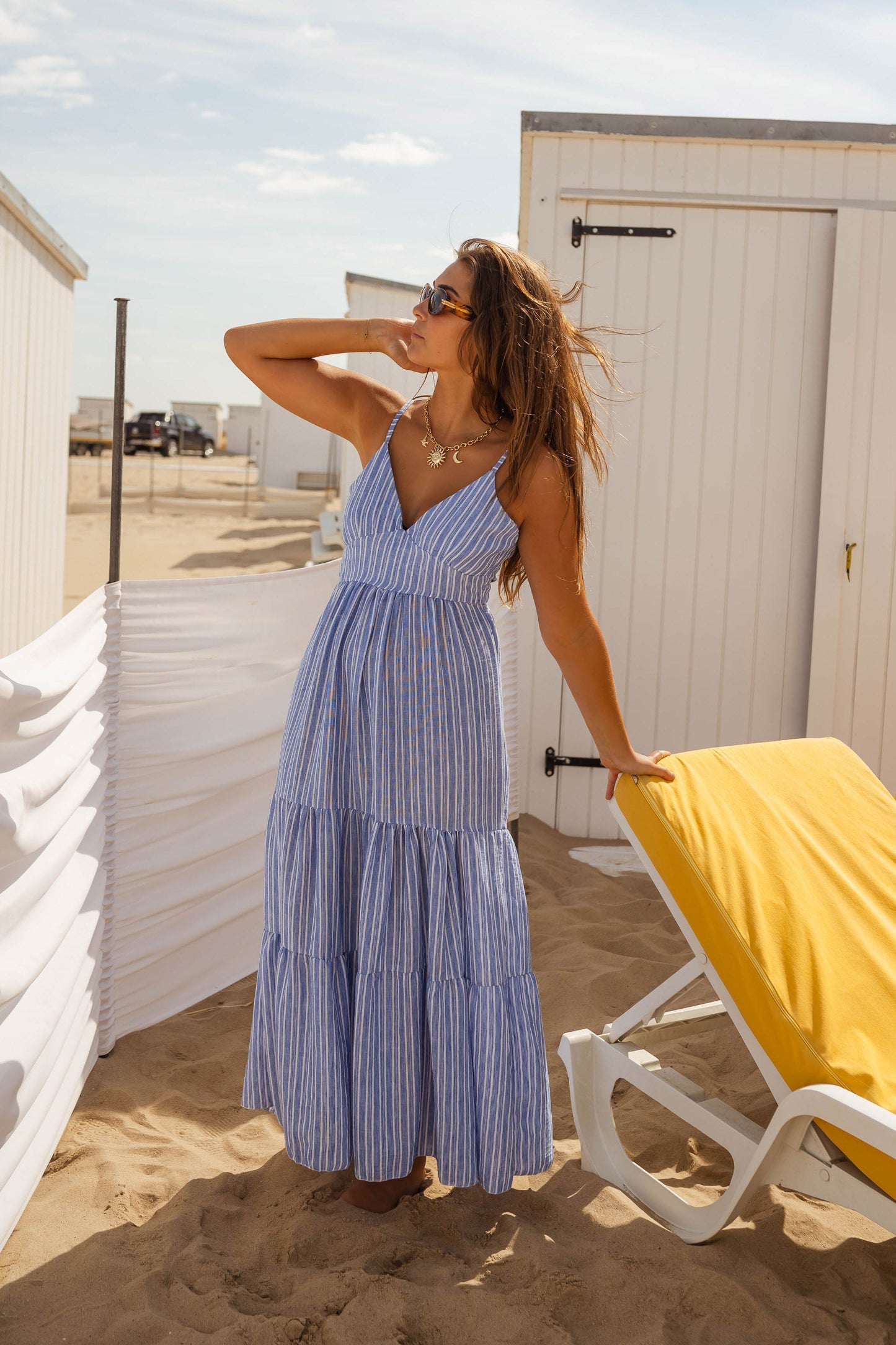 Jana™ | Licht zomerjurkje met open rug