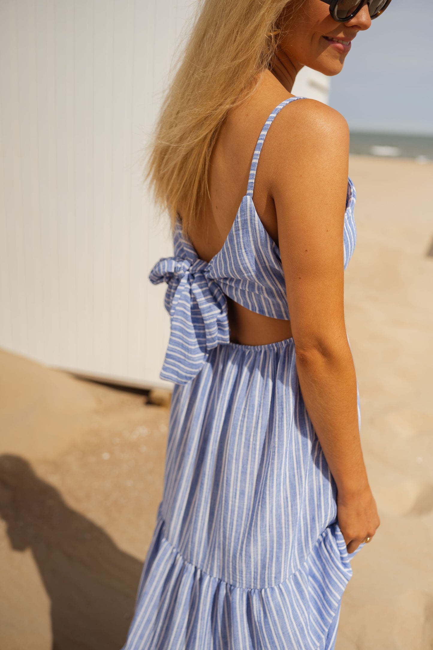 Jana™ | Licht zomerjurkje met open rug