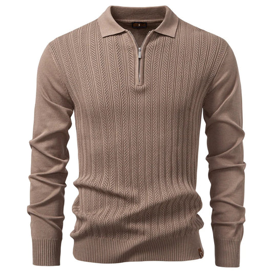 Jongman™ | Slim-Fit & Casual Polo Met Rits