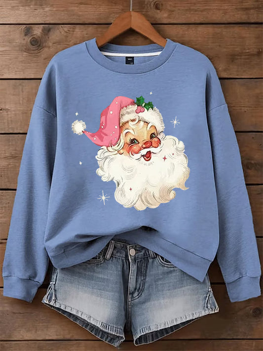 Vera – Trui met vintage kerstprint