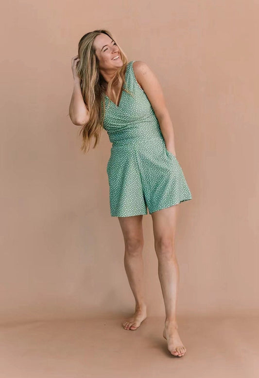 Sophie | Badpak met ruches en ingebouwde beha