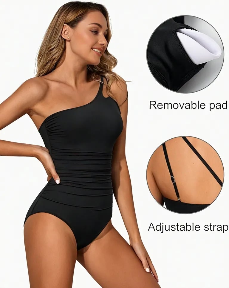 Grace | One-Shoulder Badpak - Laatste Dag 80% Voorraad!