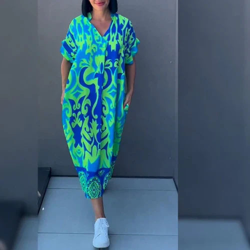 Elena | Elegante bloemenjurk