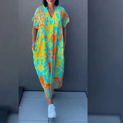 Elena | Elegante bloemenjurk