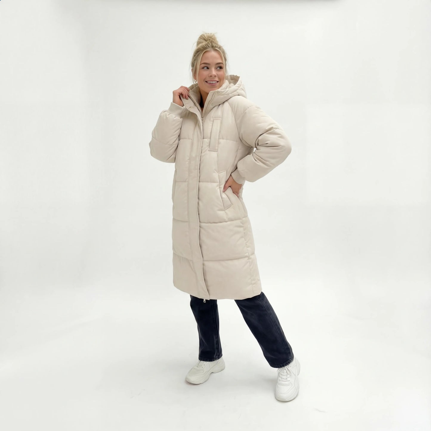 Masha | Klassieke Lange Puffer Jas