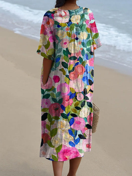 Bente | Vintage Bloemenjurk