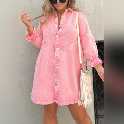 CAMBRIA - Stijlvolle zomer mini jurk