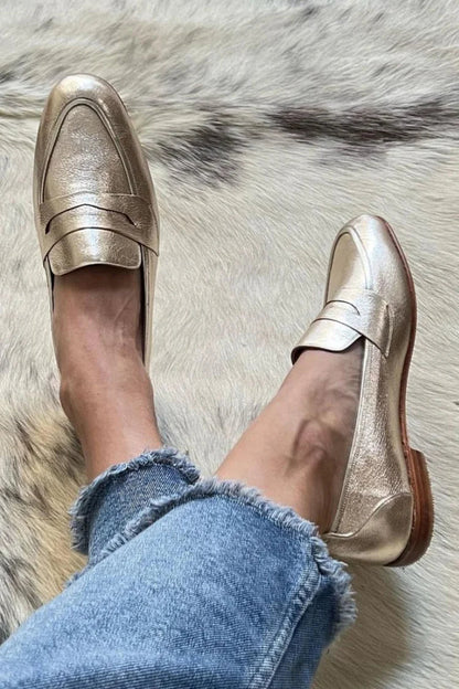 DANIELLE | PATCHWORK LOAFER MET RONDE NEUS