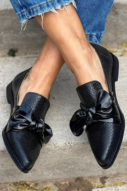 CARINE | ELEGANTE LOAFERS METSLANGENLEER PRINT