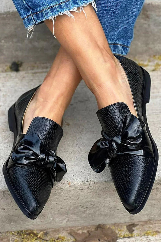 CARINE | ELEGANTE LOAFERS METSLANGENLEER PRINT