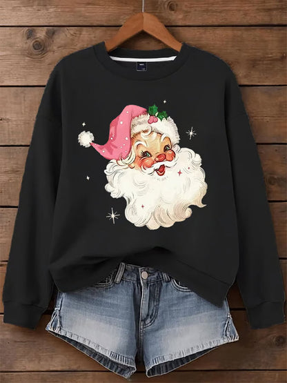 Vera – Trui met vintage kerstprint