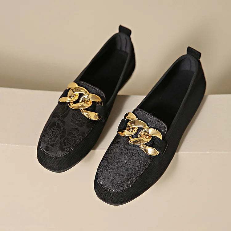 NATHALIE | ELEGANTE LOAFERS MET KETTINGVERSIERING