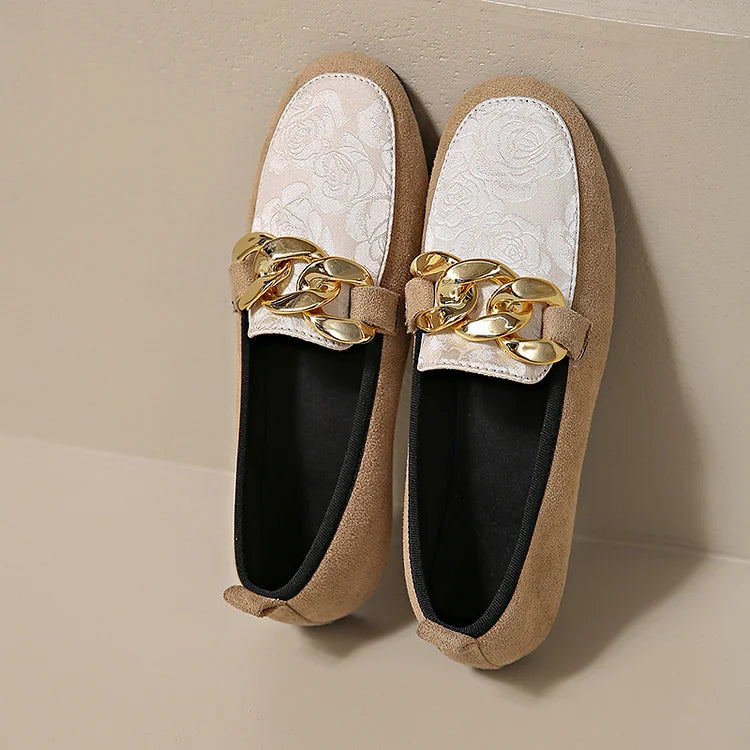 NATHALIE | ELEGANTE LOAFERS MET KETTINGVERSIERING