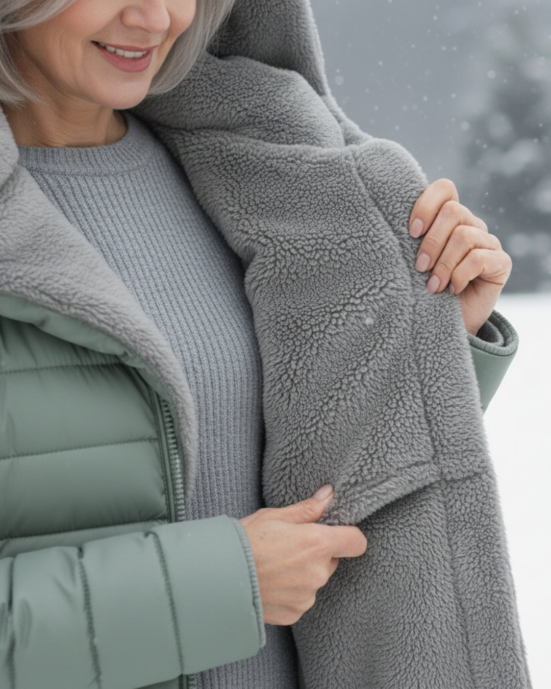 Joanna | Met fleece gevoerde stijlvolle winterjas