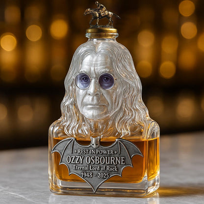 🖤Bewaard in glas — Whiskyfles als eerbetoon aan Ozzy Osbourne