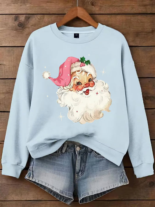 Vera – Trui met vintage kerstprint