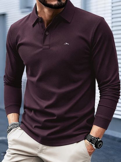 Ruben | Stijlvolle Langemouw Poloshirt