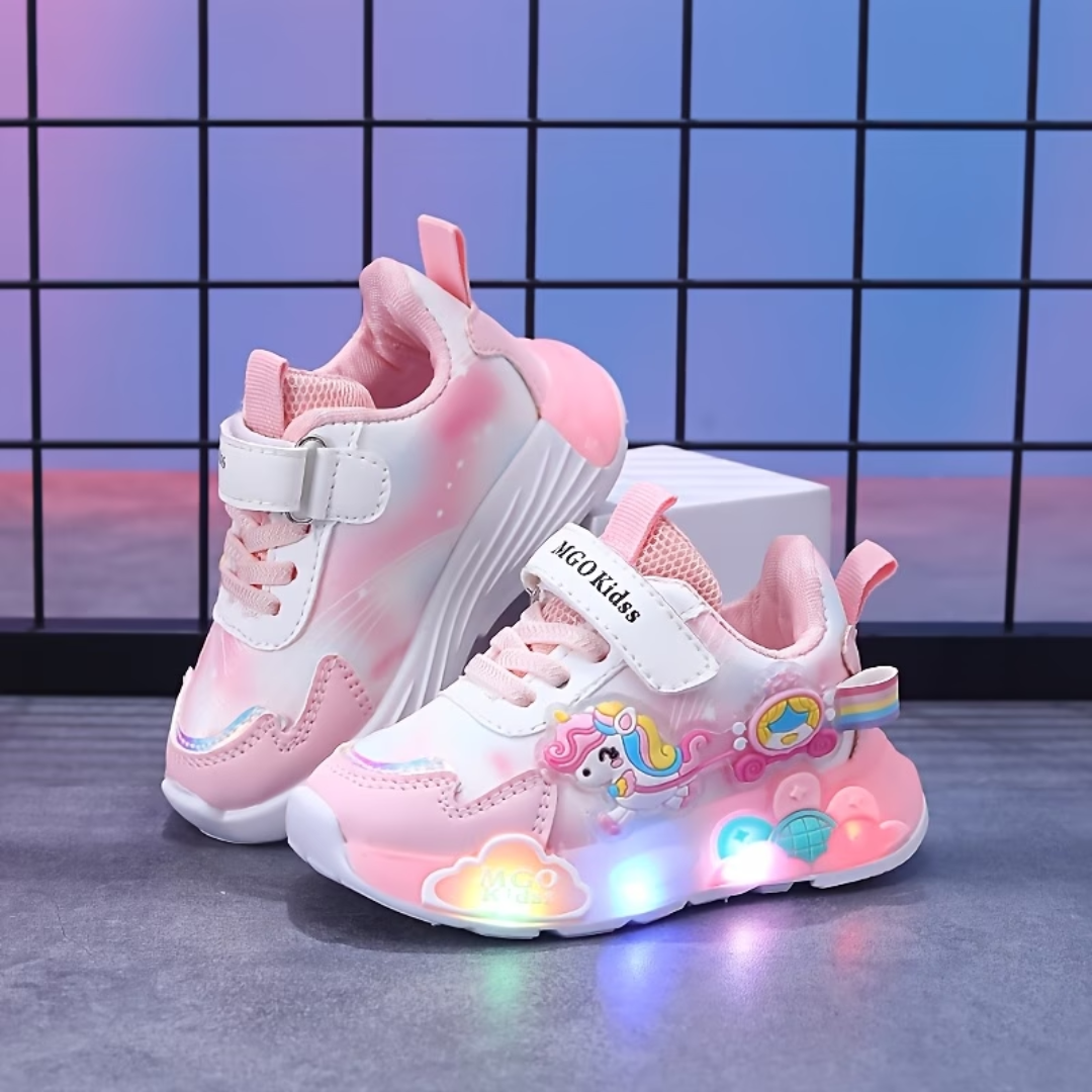 Lina | Lichtgevende Unicorn Kinder Sneakers