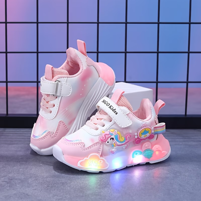 Lina | Lichtgevende Unicorn Kinder Sneakers