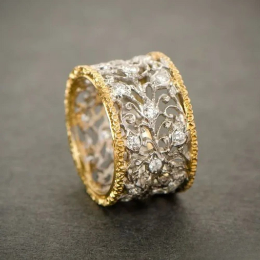 Vintage Zirkonia Ivy Ring