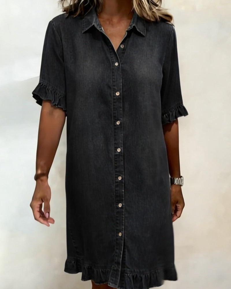 Jongman Mode® | Comfortabele Denim Jurk