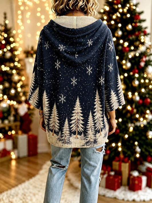 Holly | Comfortabele Kerst Gebreide Hoodie Sweater
