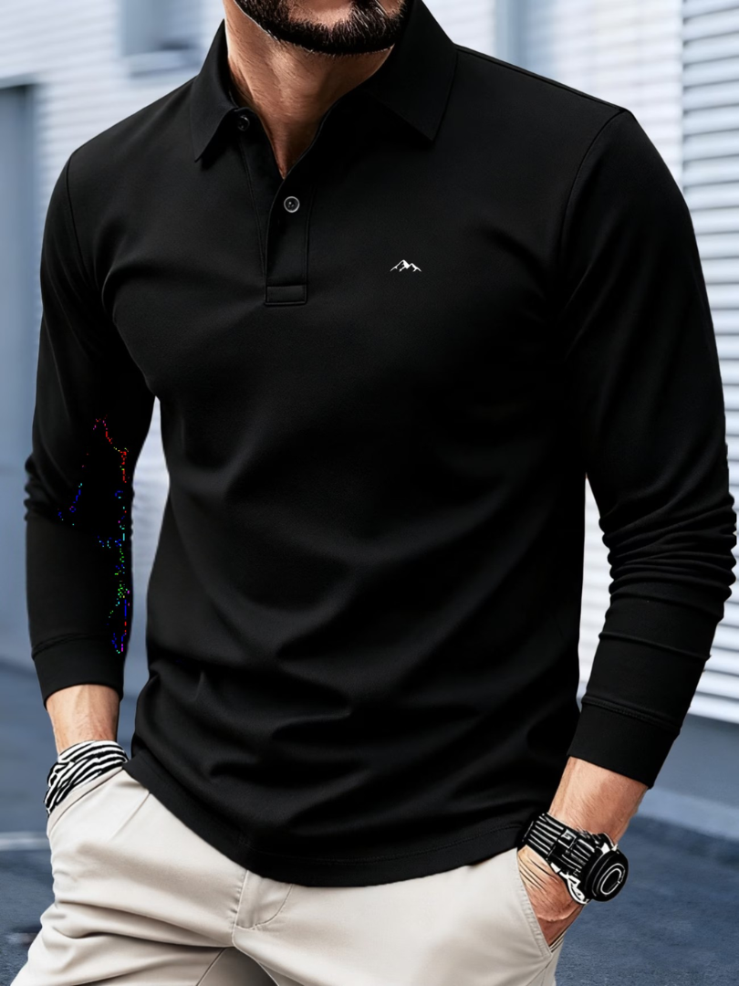 Ruben | Stijlvolle Langemouw Poloshirt