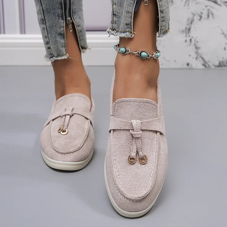 SASKIA | ELEGANTE LOAFERS MET GEKNOOPTE STIKSEL