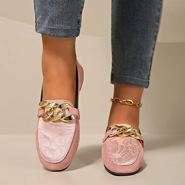 NATHALIE | ELEGANTE LOAFERS MET KETTINGVERSIERING