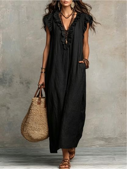 Lotte | Comfortabele Lange Zomerjurk