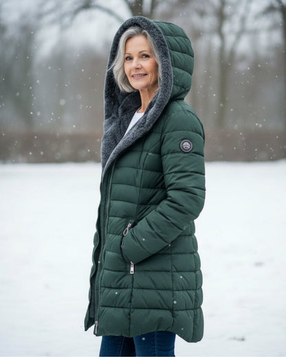 Joanna | Met fleece gevoerde stijlvolle winterjas