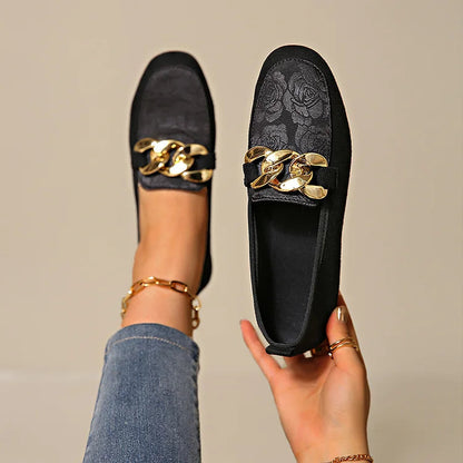 NATHALIE | ELEGANTE LOAFERS MET KETTINGVERSIERING