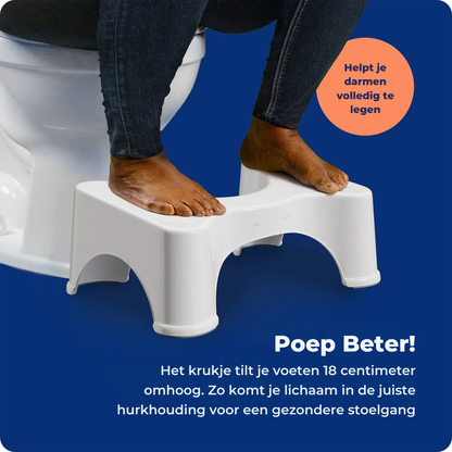 HurkHeld | De juiste houding voor een soepele stoelgang
