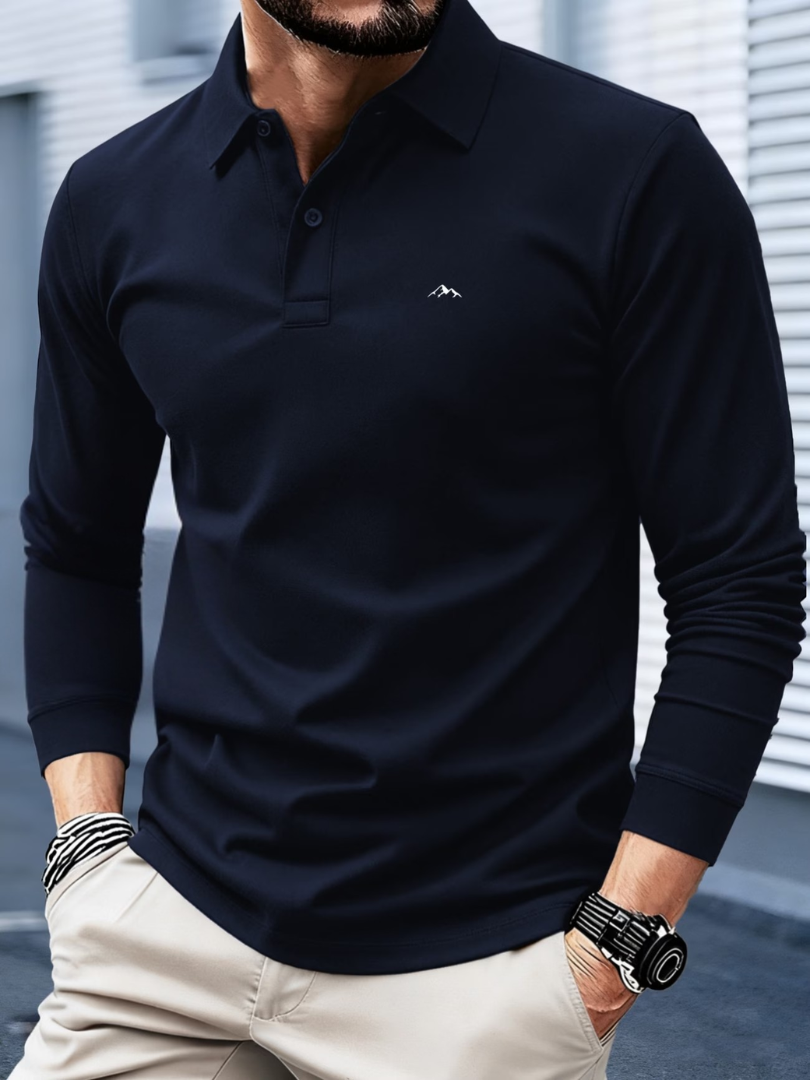 Ruben | Stijlvolle Langemouw Poloshirt