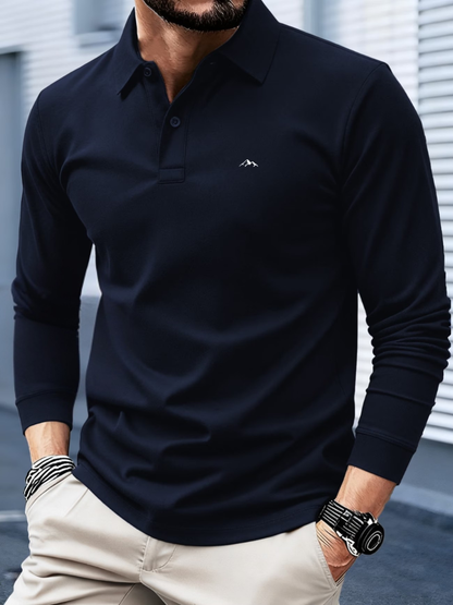 Ruben | Stijlvolle Langemouw Poloshirt